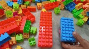 Скамейки и стол! Большие Кубики LEGO - Играем вместе с детками! Играем в LEGO блоки! #asmr #лего Л