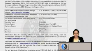 ICAR AIEEA PG 2024 Important Dates | ICAR 2024 Application Form | ICAR 2024 Exam Date!