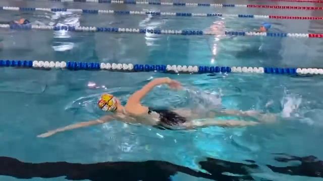 Alena will show High carrying of the hand over the water