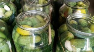 Бодиринг тузлаш осон ва ишончли усулда.//Хрустящие солёные огурцы на зиму.