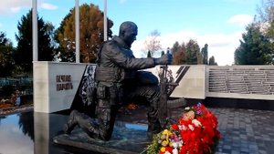 Мемориал Героям - Защитникам Отечества в Выбутах под Псковом.