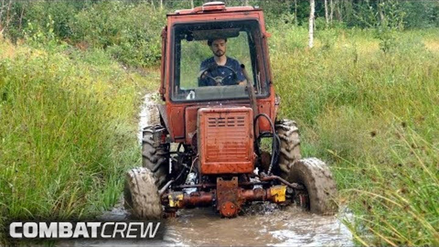 Турбо-трактор： Первые метры спустя много лет! Часть 3