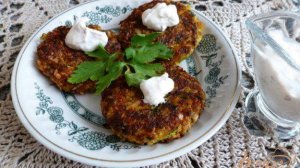 Оладьи из кабачка с морковью