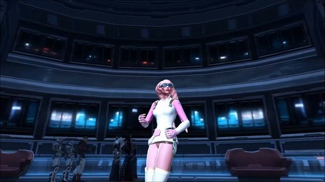 SWTOR NSFW Twirling pink Twi’lek tramp