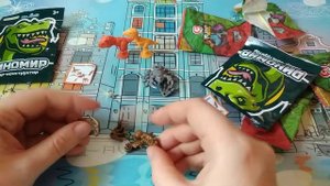 Пакетики с ДиноЗаврами. Распаковка сюрпризов.