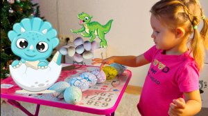 ищем яйца динозавра вместе с Полиной