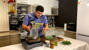 Сочный ЦЫПЛЕНОК Табака на сковороде по-грузински.