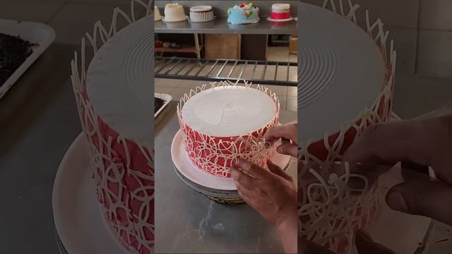 Cake Decorating Ideas || Cake Decoration || White Forest Cake decoration || Round Cake Decoration |