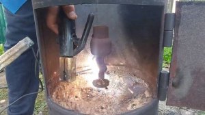 Как сделать печку из газового баллона на пропане Чудо печка на газу