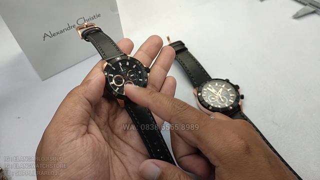 AC 6609 : JAM ALEXANDRE CHRISTIE COUPLE SPORT STRAP LEATHER TERBARU (2023)