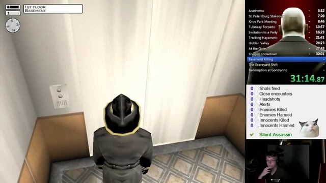 Hitman 2 Silent Assassin - PRO/SA speedrun in 1:02:09 смотреть онлайн