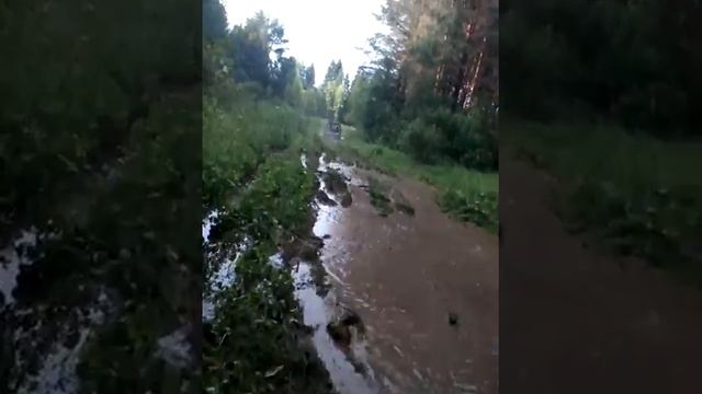 Заезды на оке по лесным дорогамгрязь и лужи 2