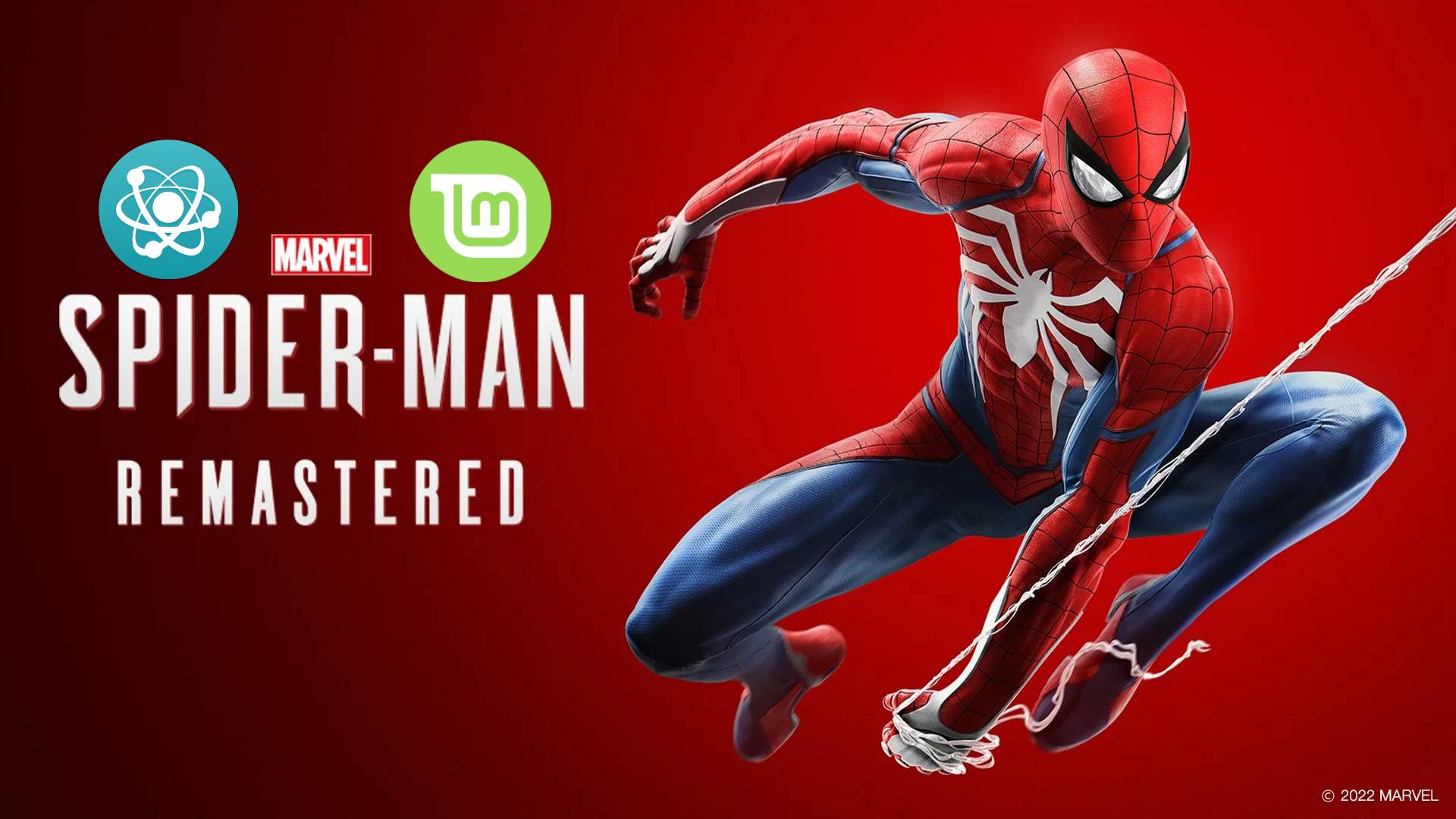 Marvel's Spider-Man Remastered. Linux Mint 20. PortProton. Геймплей, без комментариев.