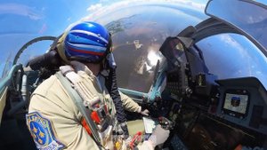 Одиночный высший пилотаж над Кронштадтом полковника Ерофеева Олега Ивановича АГВП "Русские Витязи"