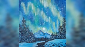 Мастер-класс по рисованию🎨 акрилом "Волшебное СИЯНИЕ"
