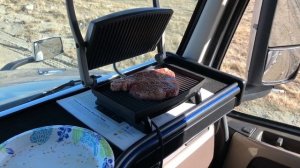 Дальнобой по США 🇺🇸 Кухня дальнобойщика! Готовлю стейк.