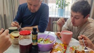 влог/приехал старший сын/плов в казане/делаем тирамису в 1 раз!