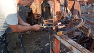 Дискатор,БДМ. Как можно выровнять стойку на дискаторе.