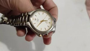 сейко AGS Seiko с автоматической системой генерации  зарядки аккумулятора. Титан.