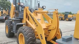 Демонстрация возможностей фронтального погрузчика LONKING CDM932N Часть 2