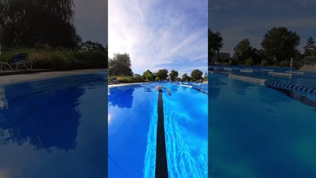 No stress, just some relaxed and smooth freestyle swimming 🏊♂️! #swimming