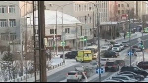 Скорые с сиренами и без в Якутске ❄️☃️