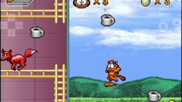 Garfield game GBA episode one part one: lasagna and the stupid red fox