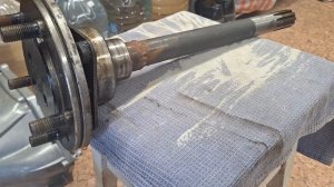 Первый минитрактор "Долгострой". Дополнение к 1 части. Укорачивание полуосей моста ГАЗ-21.