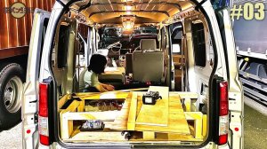 【Кей-кар DIY】Снимаем задние сиденья и укладываем пол.Mazda Scrum