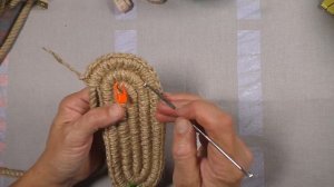 Сумка из джута крючком
