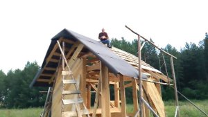 Крыша из наждачки - как самостоятельно построить каркасный дом