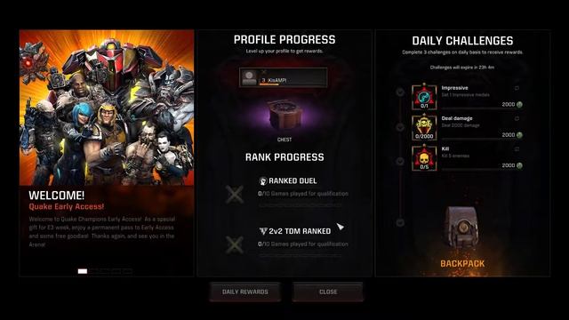 Quake Champions TDM & Skins