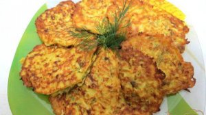 Оладьи кабачковые с шампиньонами