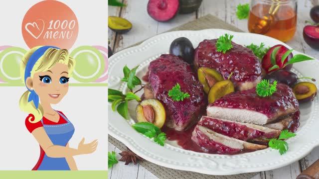 КАК ПРИГОТОВИТЬ КУРИНЫЕ ГРУДКИ В СОУСЕ ИЗ СЛИВ? Вкусная и сочная, оригинальное блюдо на праздник