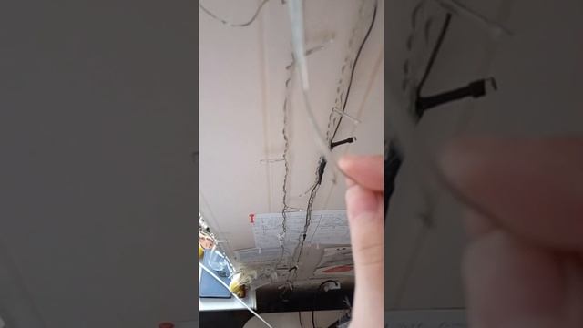 Как соединить провод от гирлянды с медным?