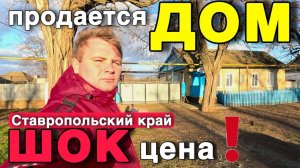 СРОЧНО цена дома 1 000 000 рублей , Ставропольский край большой участок 40 соток!