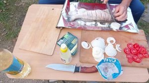 Рыба судак запечённый в фольге на мангале  Самый вкусный рецепт