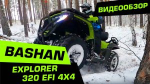 BASHAN Explorer 320 - полный привод, инжектор, кардан, ПСМ! Видеообзор нового квадрика.