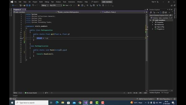 C# Static Members Tutorials in Hindi | #16 tutorial | Easy learning of C# for beginners