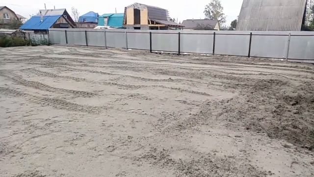 Отсыпка дачного участка песком