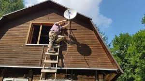 На даче у Руса ставим Триколор + Интернет