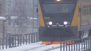 ЭД4М-0441 и автомотриса Север-013
