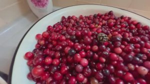 Рецепт приготовления КЛЮКВЫ на зиму! CRANBERRY recipe for winter!