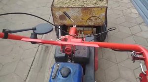 Прицеп думпер для мотоблока агат