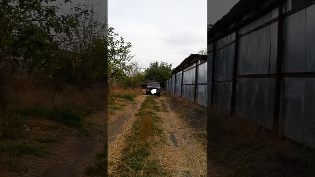 Притащил рулон соломы#солома #корм #рулон #подростокиздеревни