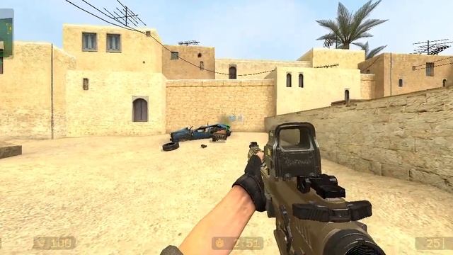 [Counter Strike Source] LVOA-C on MWII Anims for AUG смотреть онлайн