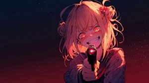 Сумасшедшая Красотка Химико Тога | Crazy Himiko Toga Shoots a Gun - Живые Обои