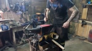Ковка клинков из дамаска! (Ч3) Forging blades of Damascus steel