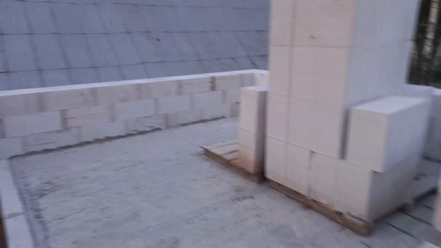 Возведение стен второго этажа.Сентябрь 2024  г.