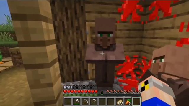 К НАМ В ДЕРЕВНЮ ПРИШЁЛ ЗЛОЙ ЖИТЕЛЬ В МАЙНКРАФТ! | Тип.уран смотреть онлайн